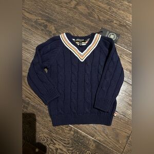 NWT Hudson’s Bay Company Kids Classic Navy Sweater, Preppy, Size 18-24 mths